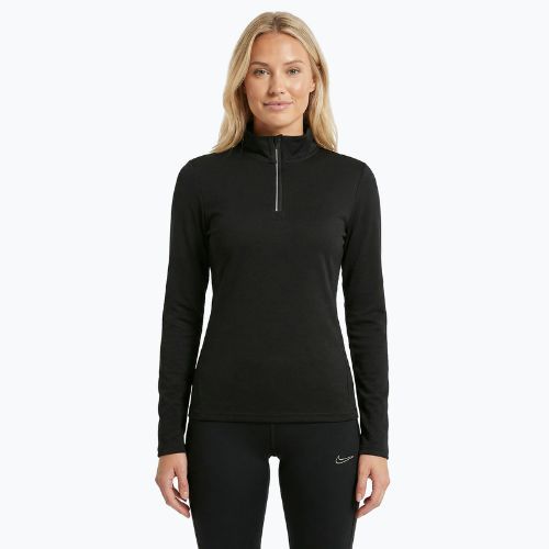 Women's thermal sweatshirt WOOLCANO Merino TOP0545 black