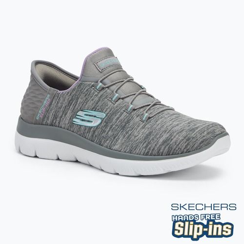 SKECHERS women's shoes Summits Dazzling Haze gray/mint