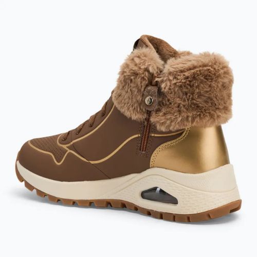 Women's SKECHERS Uno Rugged Fall Shimmer taupe/metallic shoes