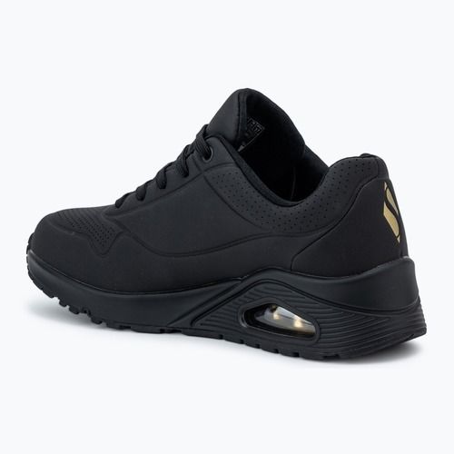 SKECHERS women's shoes JGoldcrown Uno Golden Heart black/multicolor metallic