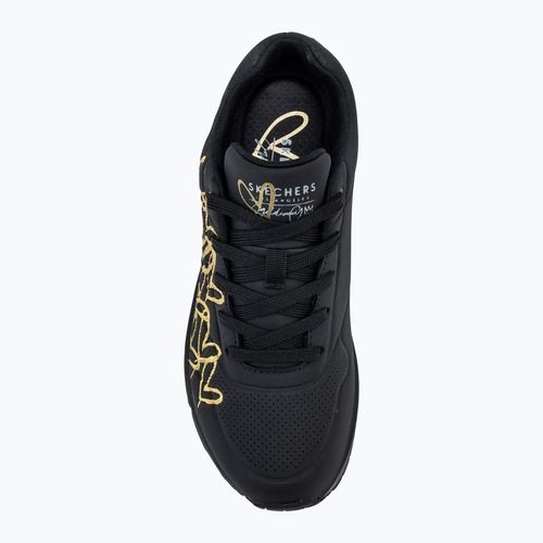 SKECHERS women's shoes JGoldcrown Uno Golden Heart black/multicolor metallic