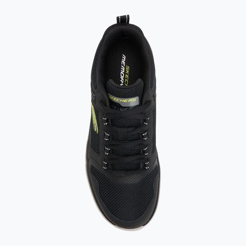 SKECHERS Track Knockhill men's shoes black/lime