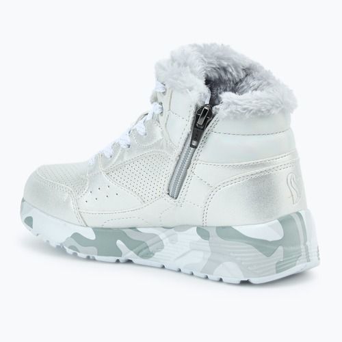 SKECHERS Uno Lite Camo Dazzle silver/grey children's shoes
