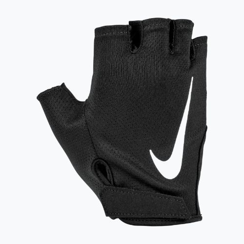 Women's training gloves Nike Gym Essential FG 2.0 black/black/white