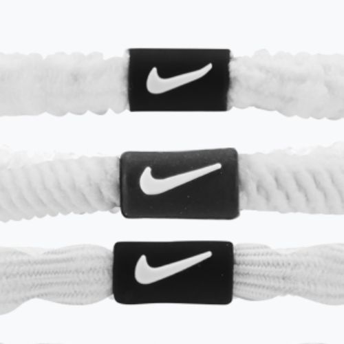 Nike Flex Hair Tie elastics 6 pcs white/black/white
