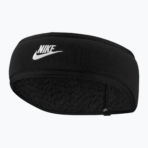 Men's headband Nike Club Fleece 2.0 black/black/white