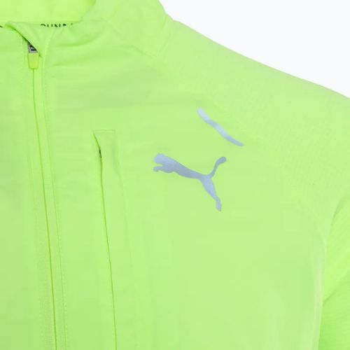 Women's running jacket PUMA Run Gridfleece fizzy apple