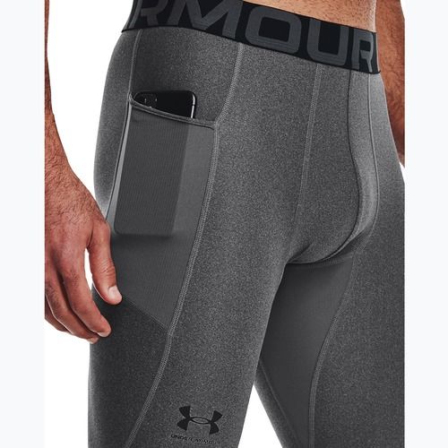 Under Armour HeatGear carbon heather/black men's training leggings