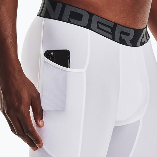 Men's Under Armour HG Armour Long Shorts white/black