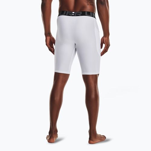 Men's Under Armour HG Armour Long Shorts white/black