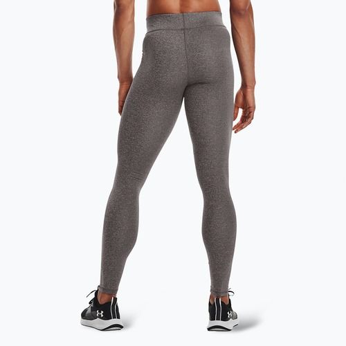 Under Armour ColdGear Authentics women's training leggings charcoal light heather/black