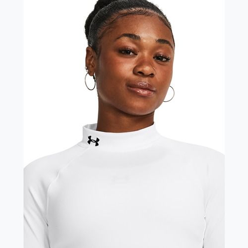 Under Armour Authentics CG Mockneck white/black women's training longsleeve