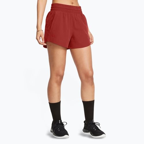 Under Armour women's Vanish 3in earthen orange/earthen orange shorts