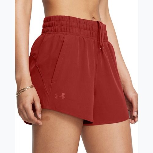 Under Armour women's Vanish 3in earthen orange/earthen orange shorts