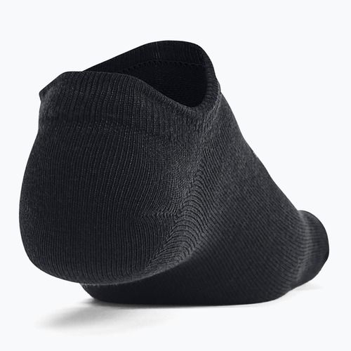 Under Armour Essential No Show 6 Pack training socks black/black/castlerock