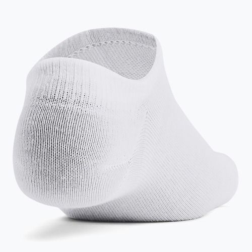 Under Armour Essential No Show 6 Pack training socks white/white/halo gray