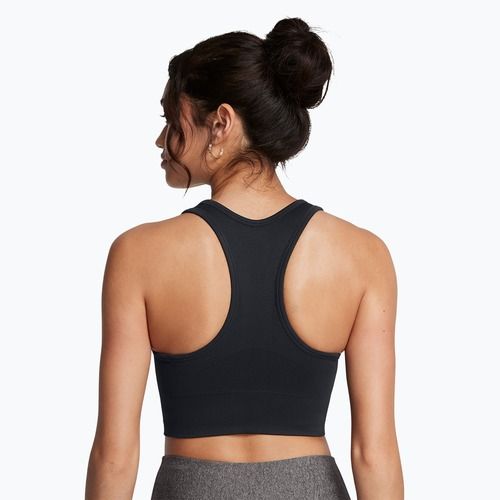 Under Armour Vanish Seamless Mid Branded training bra black/white