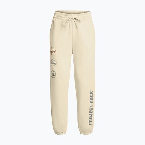 Under Armour Project Rock HWT Pnt silt / clay green women's training trousers