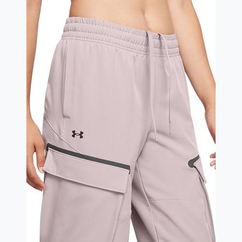 Women's Under Armour Unstoppable Cargo trousers tetra grey / black