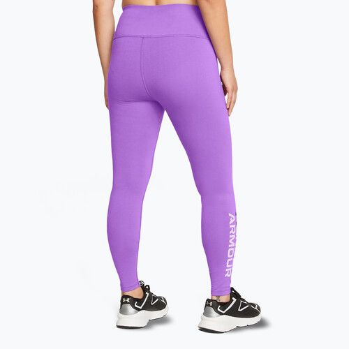 Under Armour Campus Graphic women's training leggings lavish/salt purple/black
