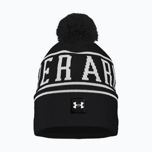 Under Armour men's winter beanie Halftime Pom Beanie black/white/white