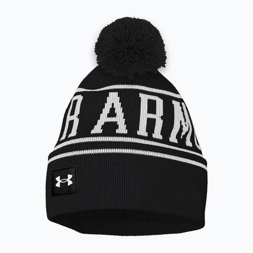 Under Armour men's winter beanie Halftime Pom Beanie black/white/white