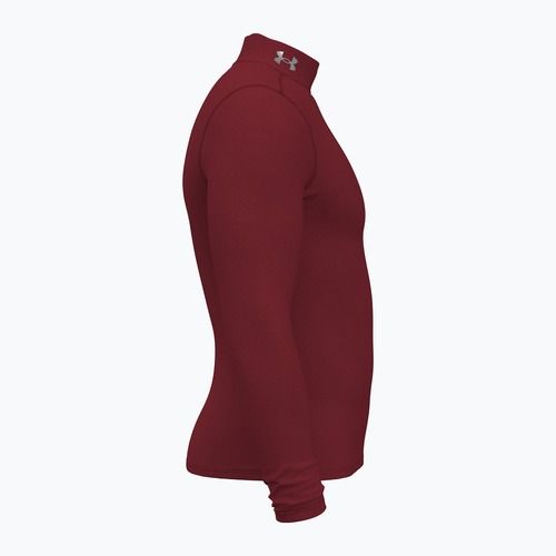 Men's Under Armour Elite Mock CG cardinal/metallic silver longsleeve