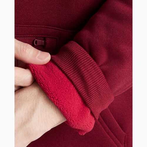 Men's Under Armour Fleece Pro Kangra HD cardinal/black sweatshirt