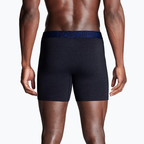 Under Armour Perf Cotton 6" men's boxer shorts 3 pairs midnight/navy