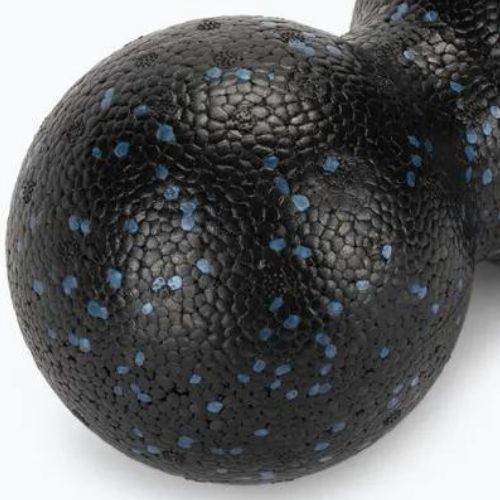 TREXO TRX-MSP012 double massage ball 12 cm black/blue