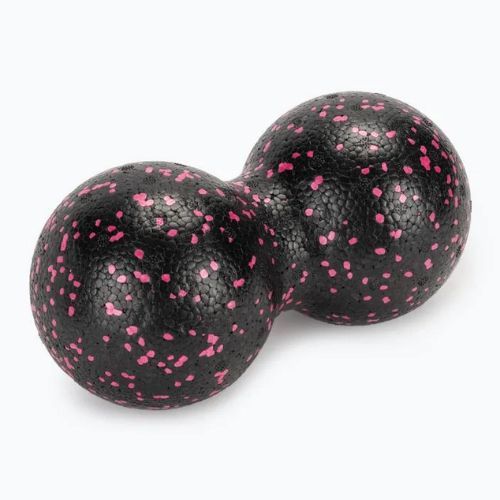 XTREXO TRX-MSP012 double massage ball 12 cm black/pink