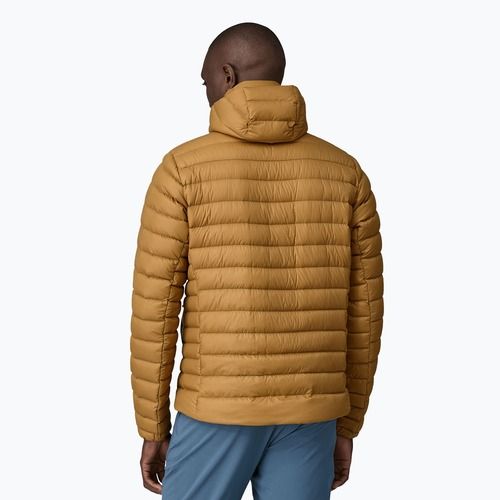 Men's Patagonia Down Sweater Hoody jacket rapotor brown