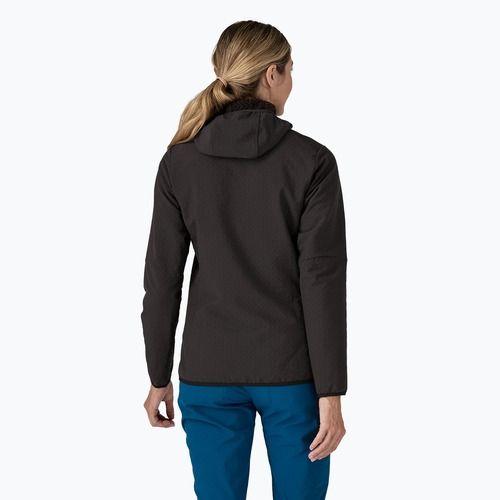 Women's softshell jacket Patagonia R2 CrossStrata Hoody black