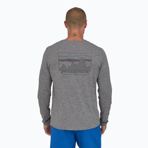Men's Patagonia Cap Cool Daily Graphic Shirt 73 skyline/feather grey longsleeve