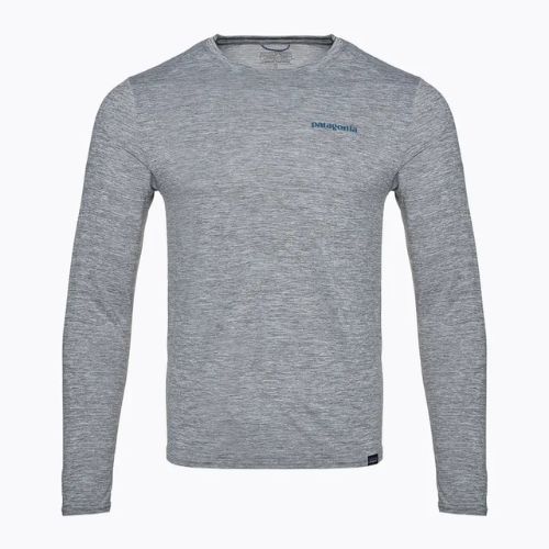 Men's Patagonia Cap Cool Daily Graphic Shirt-Waters boardshort logo abalone blue/feather grey