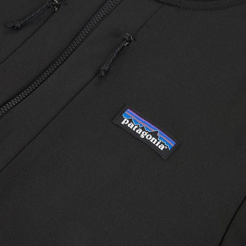 Men's Patagonia R1 Thermal Full Zip Hoody black