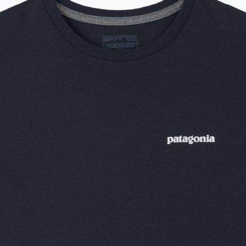 Men's Patagonia P-6 Logo Responsibili Longsleeve new navy
