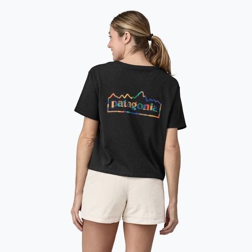 Women's Patagonia Unity Fitz Easy Cut T-shirt Responsibili ink black