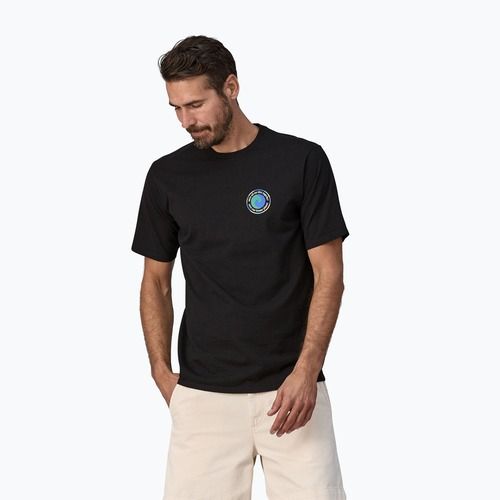 Patagonia men's Unity Fitz Responsibili ink black t-shirt