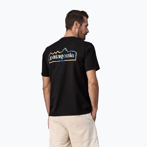 Patagonia men's Unity Fitz Responsibili ink black t-shirt