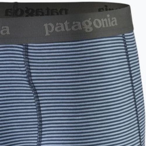 Patagonia men's Essential Boxer Briefs 3" fathom stripe/new navy