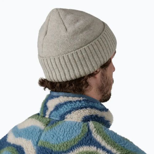 Patagonia winter beanie Brodeo Beanie og legacy label/crisp grey