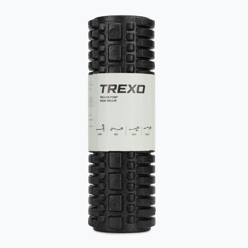 TREXO Professional Trigger Points massage roller 45 cm black