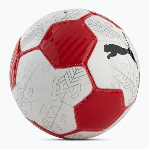 PUMA Prestige football puma white/puma red/puma black size 3