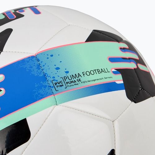 PUMA Orbita 6 MS football puma white/bluemazing/electric peppermint size 3