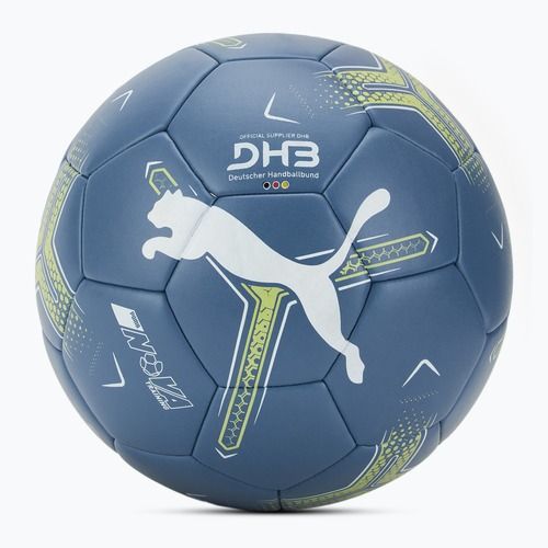 PUMA Nova Training blue horizon/puma white/fizzy apple handball size 3