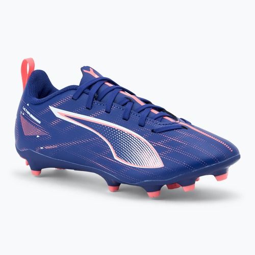 PUMA Ultra 5 Play FG/AG Jr children's football boots lapis lazuli/puma white/sunset glow