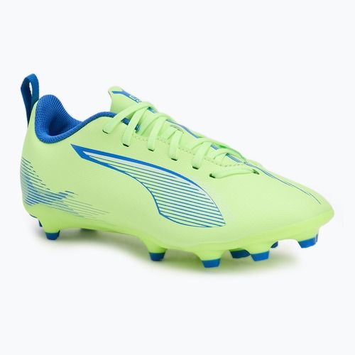 PUMA Ultra 5 Play FG/AG Jr fizzy apple/puma white children's football boots
