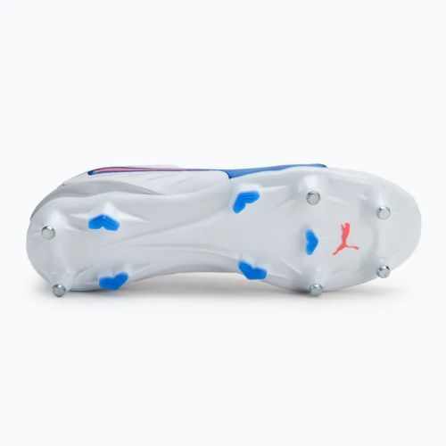 PUMA King Pro MxSG men's football boots puma white/bluemazing/flat light grey/sunset glow