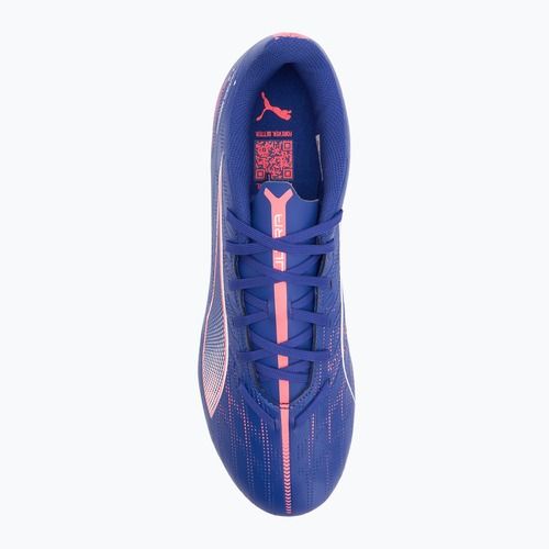 Men's PUMA Ultra 5 Play TT lapis lazuli/puma white/sunset gloe football boots